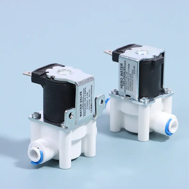 1PC Inlet solenoid valve 12V/24V pure water machine, purifier, reverse osmosis 2-point quick connect switch