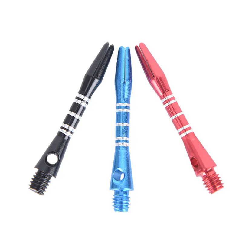 12Pcs/lot Aluminum Alloy Darts Shafts 35mm Stem 3 Colors Black+Blue+Red 2BA Thread Dart Replacement