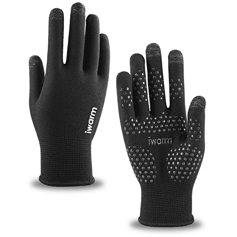 1 Pair Full Fingers Gloves Waterproof Cycling Outdoor Sports Running Motorcycle Ski Touch Screen Fleece for Men Women