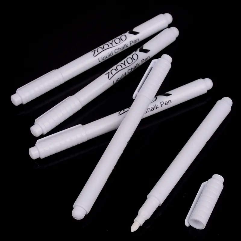 3Pcs White Liquid Chalk Pen Marker Chalkboard Blackboard Ink Used On Window Erasable 13.5cm