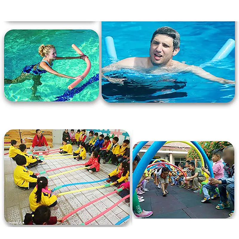 Solid Buoyancy Foam Rod Sponge Floating Bar Children's Water Play Toys 150CM Swimming Pool Float Aid Swim Noodles