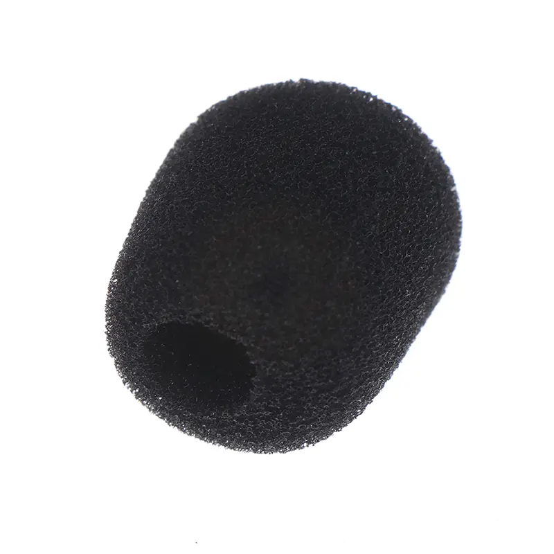 10pcs/set Headset Replacement Foam Microphone Cover Telephone Mic Case Windscreen Windshied Sponge