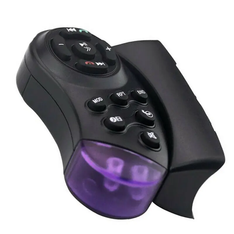 1pc Universal Car Steering Wheel Wireless Remote Control Switch Vehicle Bluetooth MP3 DVD Stereo 11 Buttons for Player