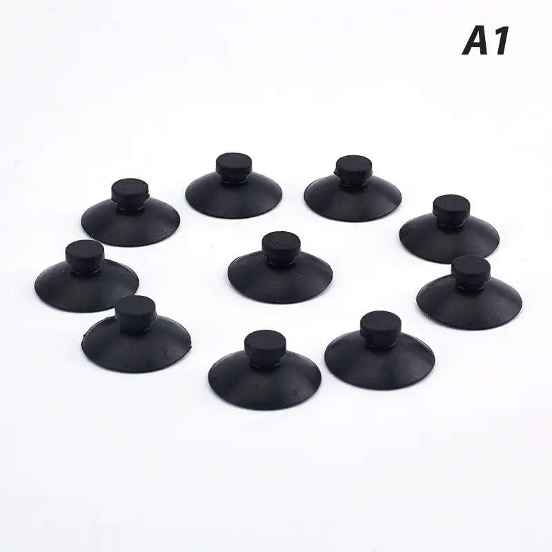 10Pcs Rubber Suction Cups For Aquarium Submersible Pump Fountain  Fish Tank Filter Holder Sucker Replacement Supplies