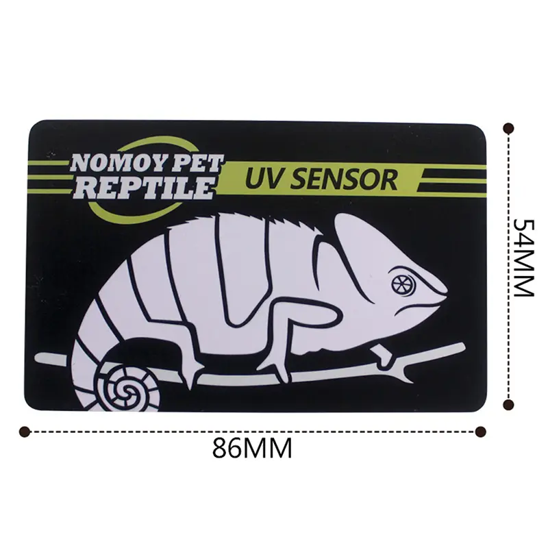 Reptile UVB Light Lamp Bulb Test Card UV Tests Paper Tester Meter Pet Supplies Turtle Ultraviolet Tool