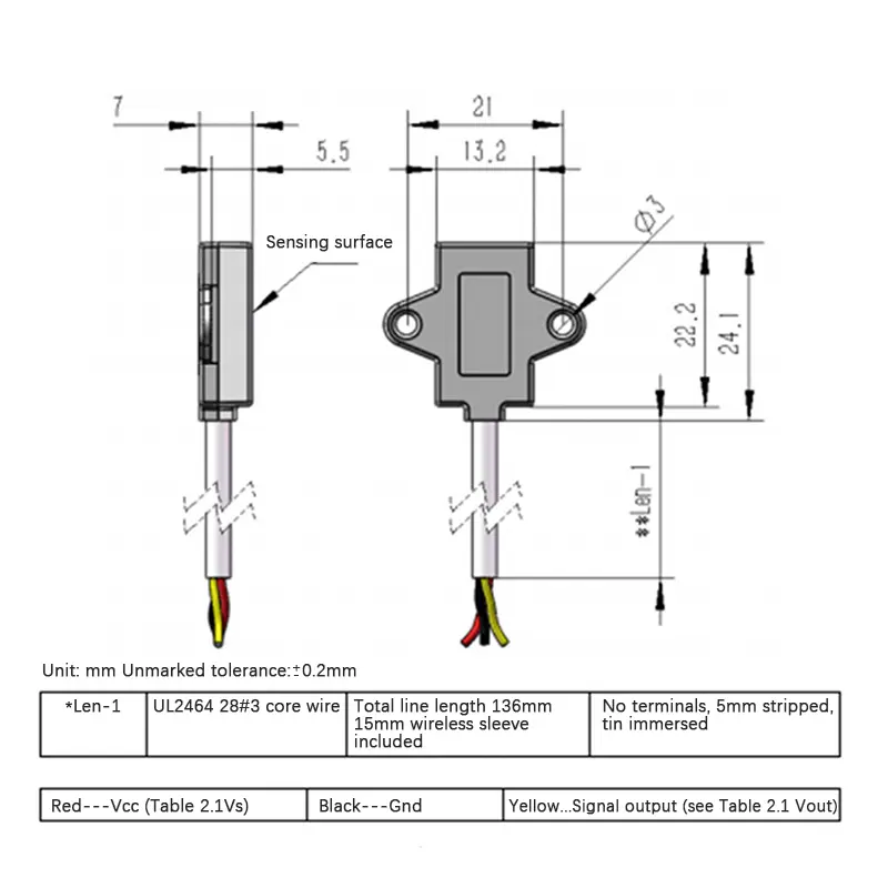 Non Contact Water Level Sensor Capacitive Liquid Detection Switch Controller Detector Tool