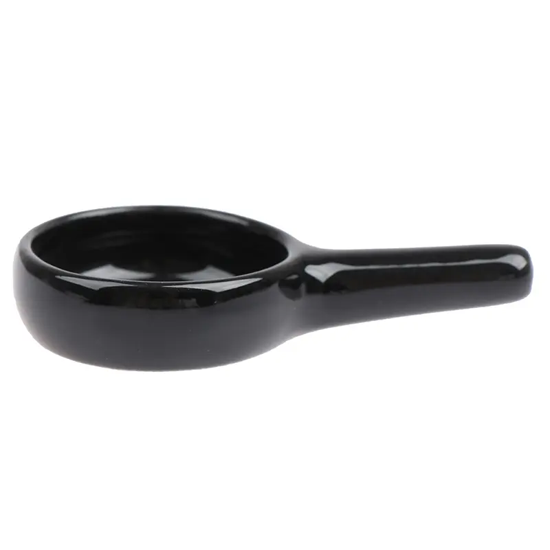 Ceramic Candle Holder With Handle Incense Small Tray For Burner