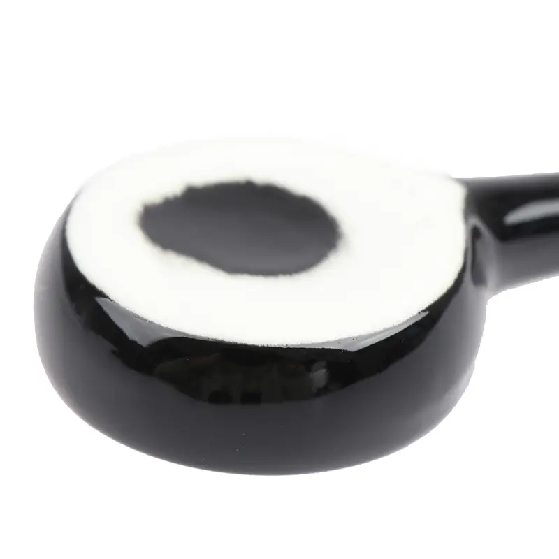 Ceramic Candle Holder With Handle Incense Small Tray For Burner