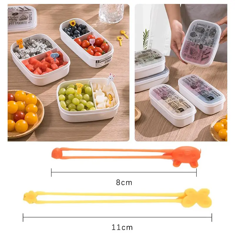 5Pcs Multi-functional Silicone Binding Rope Elastic Bento Box Decoration Lunch Wrapping Bands