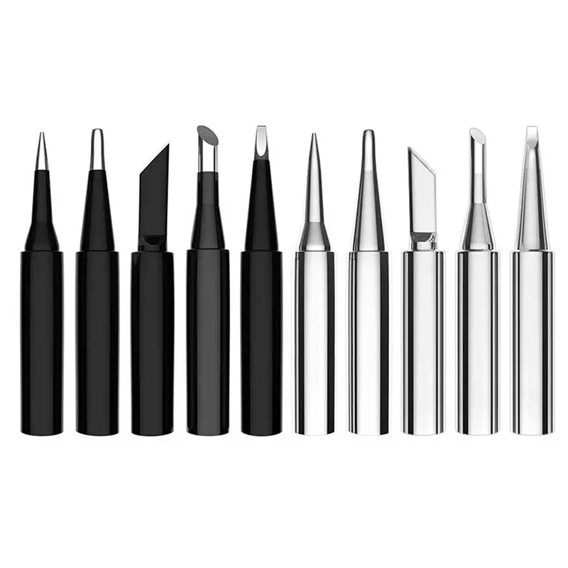 5 Pcs I+B+K+2.4D+3C soldering iron pure copper 900M head set inside hot bare electric tip