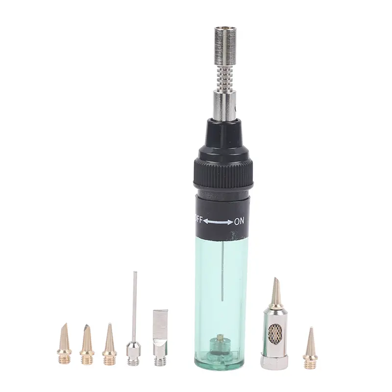 1300 Celsius Butane Gas Welding Soldering Irons Cordless Tip Pen Burner Blow Torch Iron Head