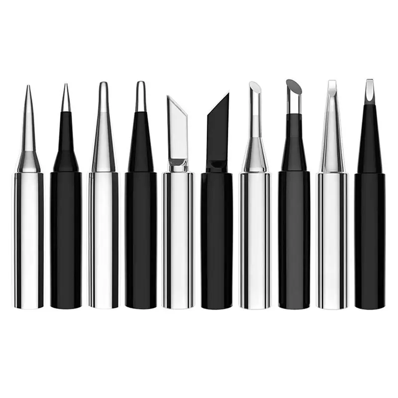 5 Pcs I+B+K+2.4D+3C soldering iron pure copper 900M head set inside hot bare electric tip