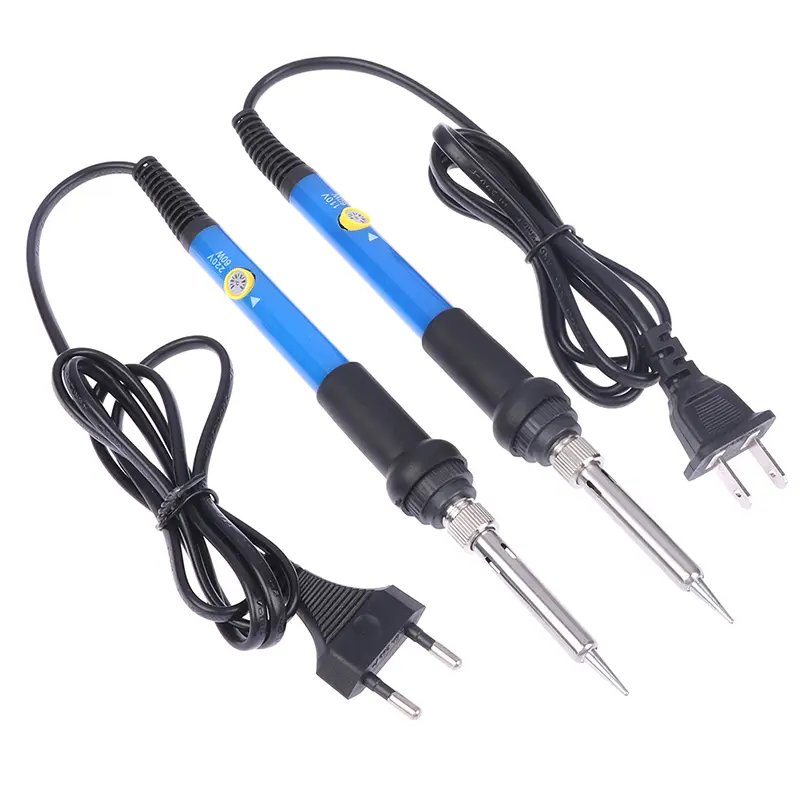 1Pc Adjustable Temperature Electric Soldering Iron V 60W 80W Welding Solder Heating Nib Repair Tool Kit