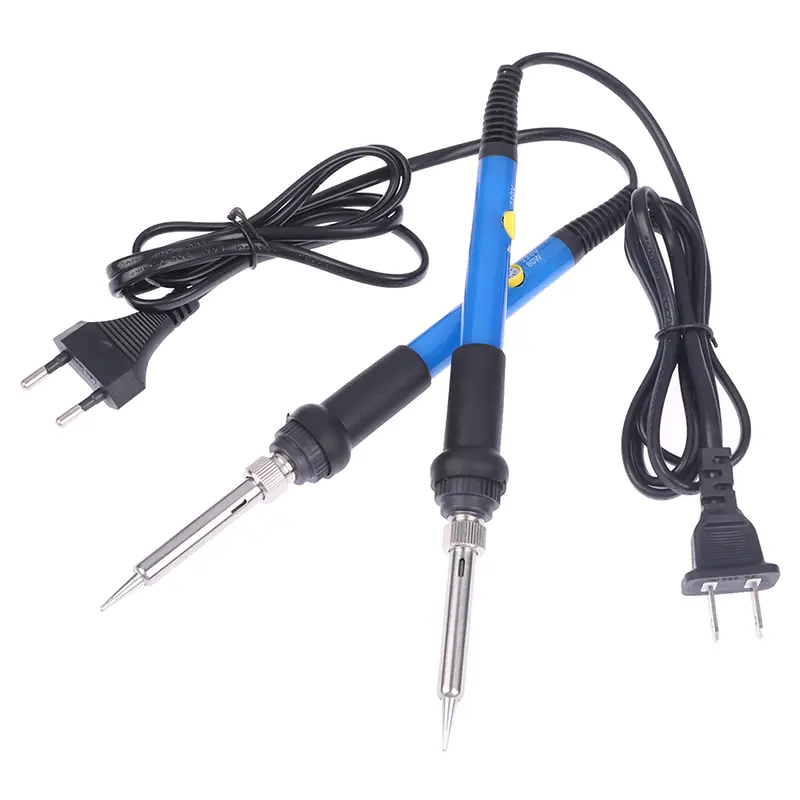 1Pc Adjustable Temperature Electric Soldering Iron V 60W 80W Welding Solder Heating Nib Repair Tool Kit