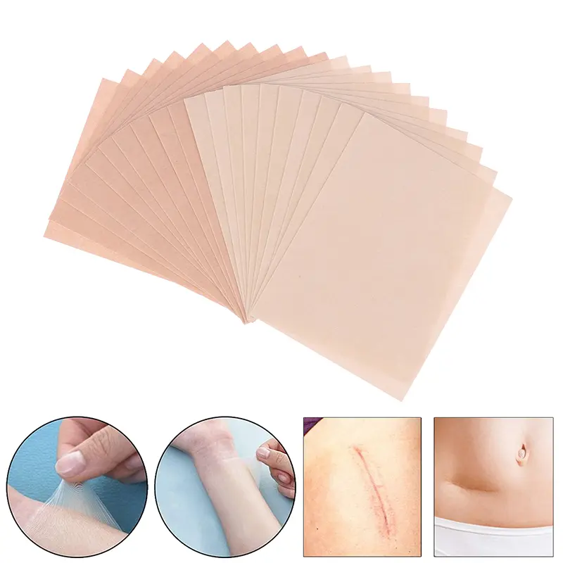10 Pcs Temporary Tattoo Flaw Cover Stickers Skin Color Invisible Scar Sticker Body Birthmark Covering Patch Conceal Tape