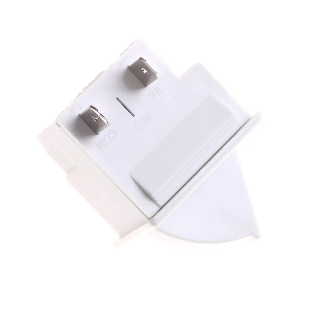 1pc Refrigerator Door Light Switch White Replacement Part Kitchen AC 5A 250V Lamp