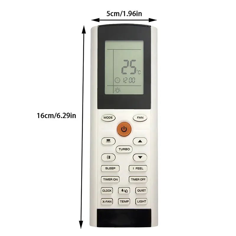 Air Conditioner Remote Control Universal YACIFB For Gree ELECTROLUX MSHV25D1S Controller Replacement