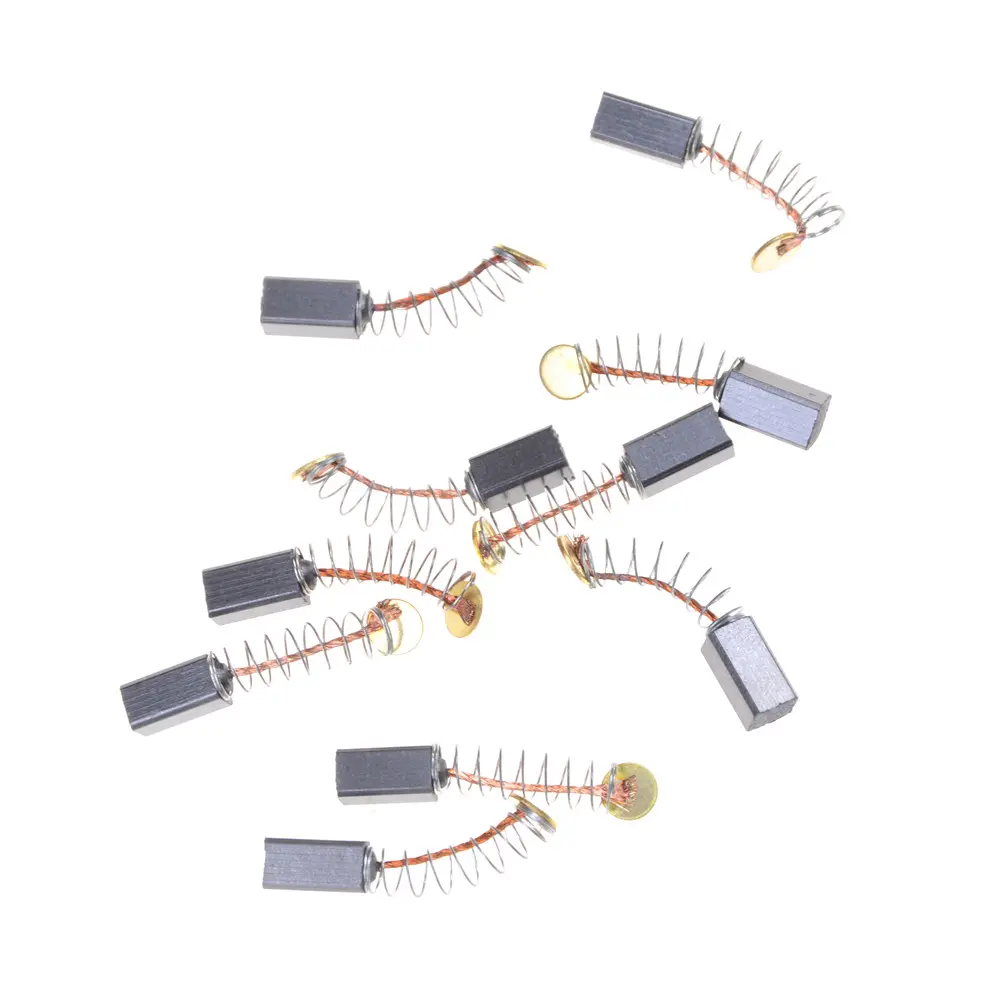10 Pcs  Brass Carbon Brushes Motor Replacements For Electric Grinding Heads 5*5*8cm /5*8*13mm