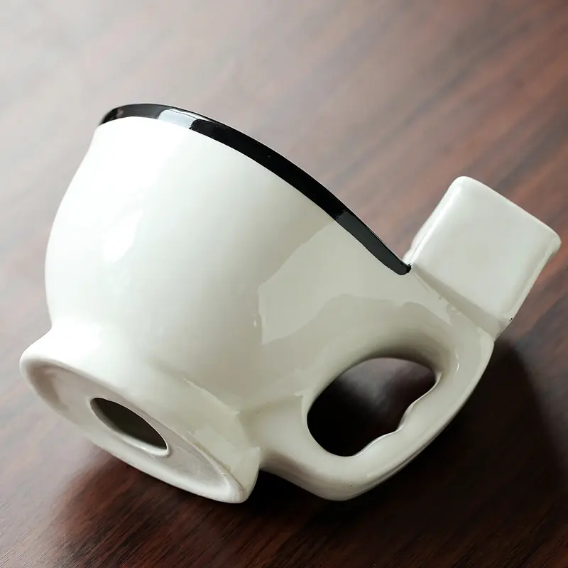 1Pc 300ml Spoof Poo Toilet Cup Creative Weird Ceramic Mug Novelty Modelling Trick Coffee Cups
