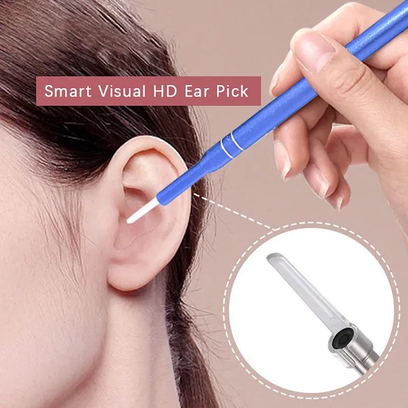 1Set 5.5mm Smart Visual Earpick Endoscope Spoon Ear Cleaner Camera Otoscope Wax Remover Earwax Removal Tool