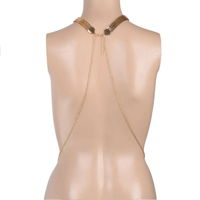Chest Chains Sexy Beach Bikini Body Jewelry Charm Goth Chain for Women Summer Accessories Boho Waist Gift Tassel Necklaces
