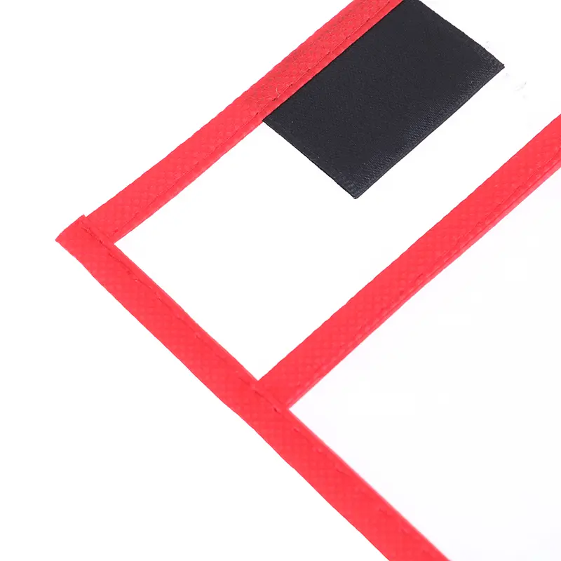 1PC PET Transparent File Folder Dry Wipe Pen Bag Erasable Document Storage Reused Write Drawing Kids Toy