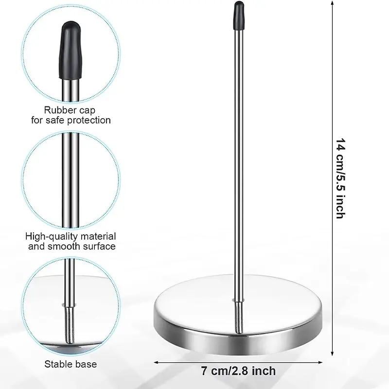 Desk Receipt Holder Stainless Steel Straight Rod Paper Memo Spike Stick For Bill Kitchen Accessories