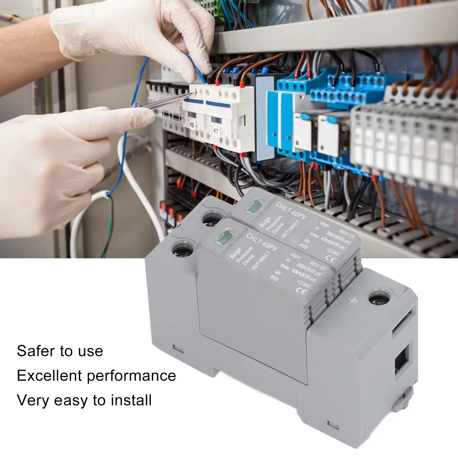 2P  Protective Device Stable Performance  Arrester Device Great Electrical Conductivity High Accuracy for Industry