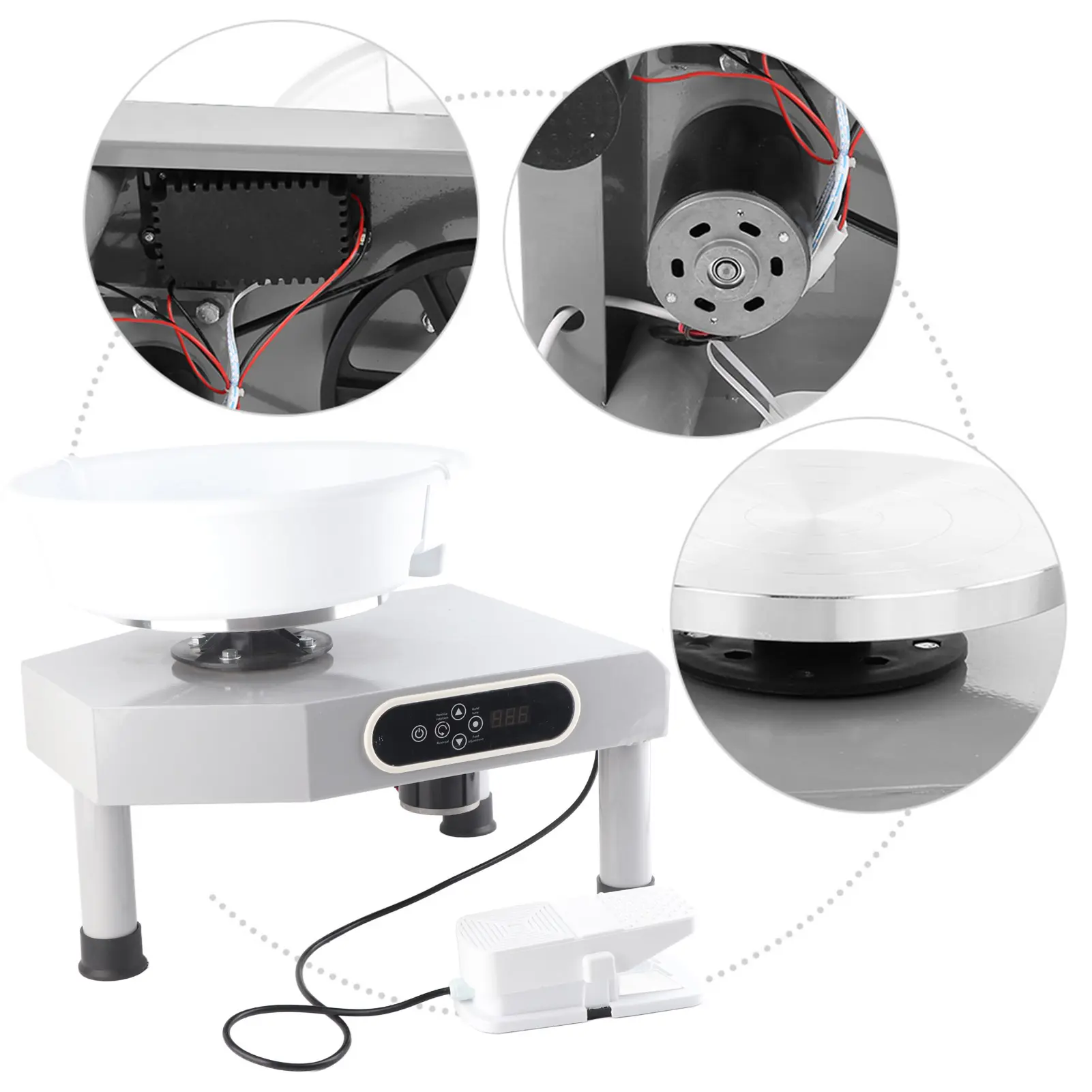 Ceramic Machine Ceramic Machine LCD Display Pottery Wheel Children Kids DIY Pottery Tools DIY Pottery Tool Pottery Wheel Machine