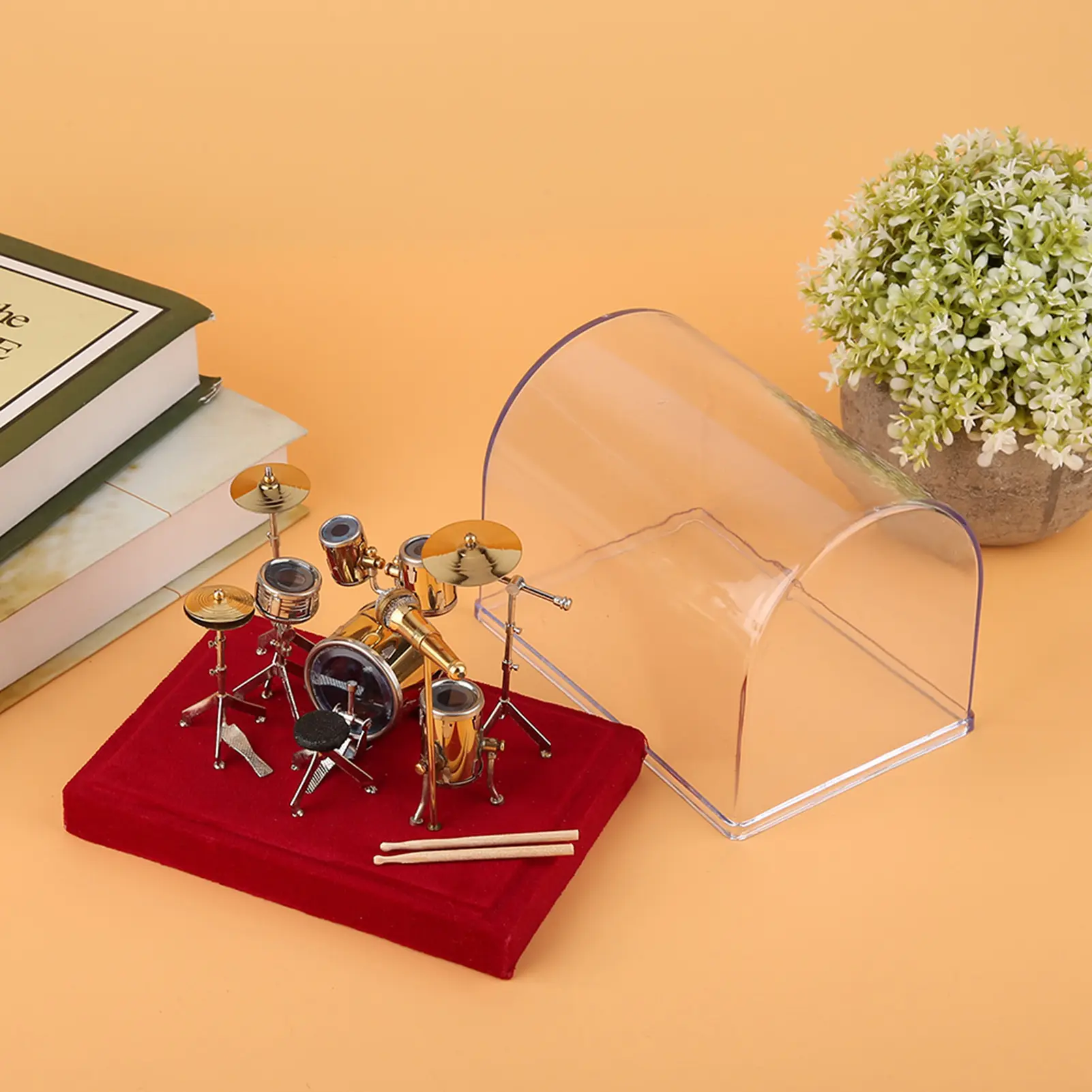 Drum Set Model  Musical Instrument Model Miniature Musical Instrument Drum Set Model Display  Ornaments Craft Home Decor