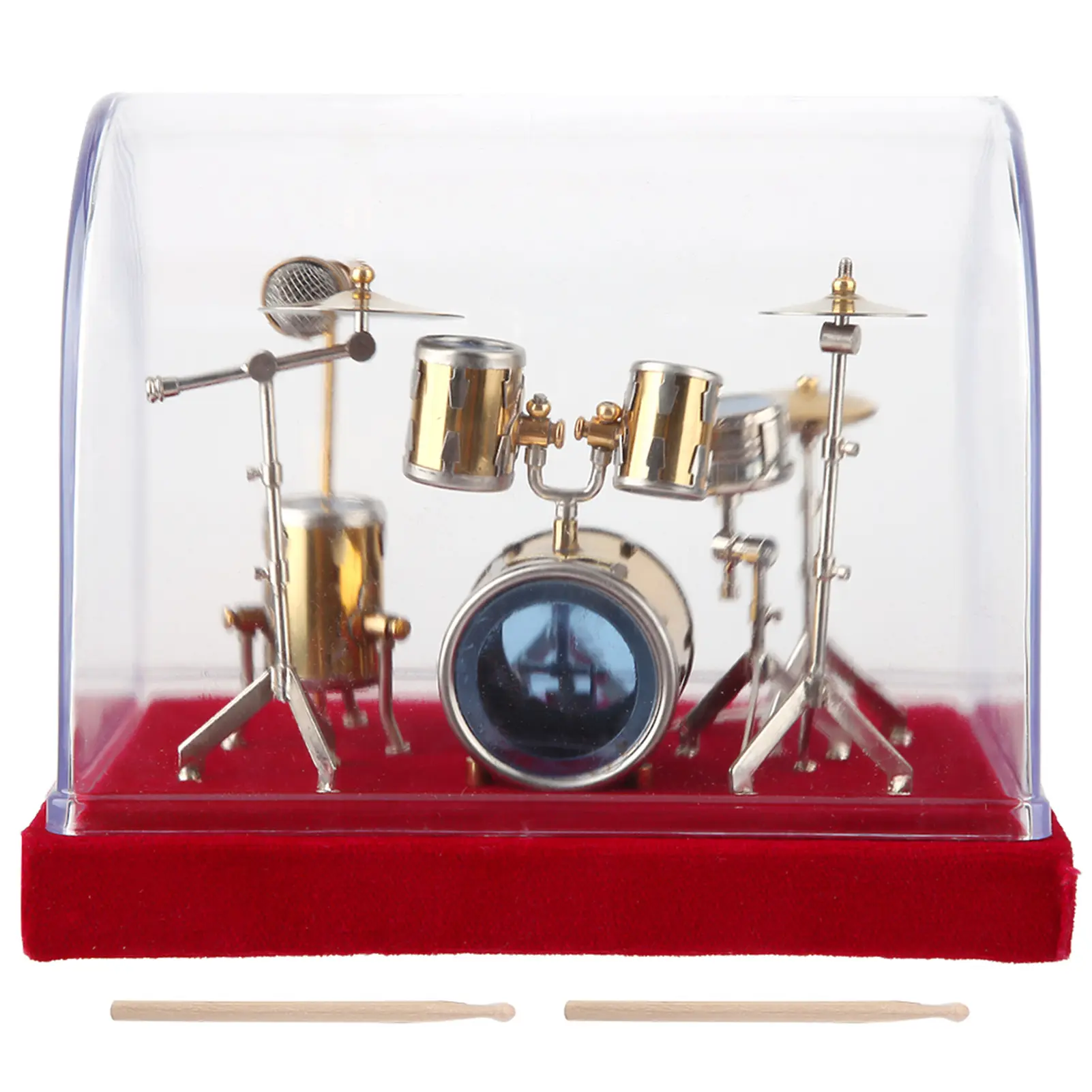 Drum Set Model  Musical Instrument Model Miniature Musical Instrument Drum Set Model Display  Ornaments Craft Home Decor