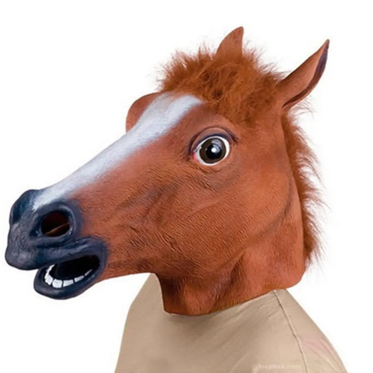 Horse  Mask Horse  Mask Novelty Cosplay Masquerade Halloween Funny Latex Animal  Mask