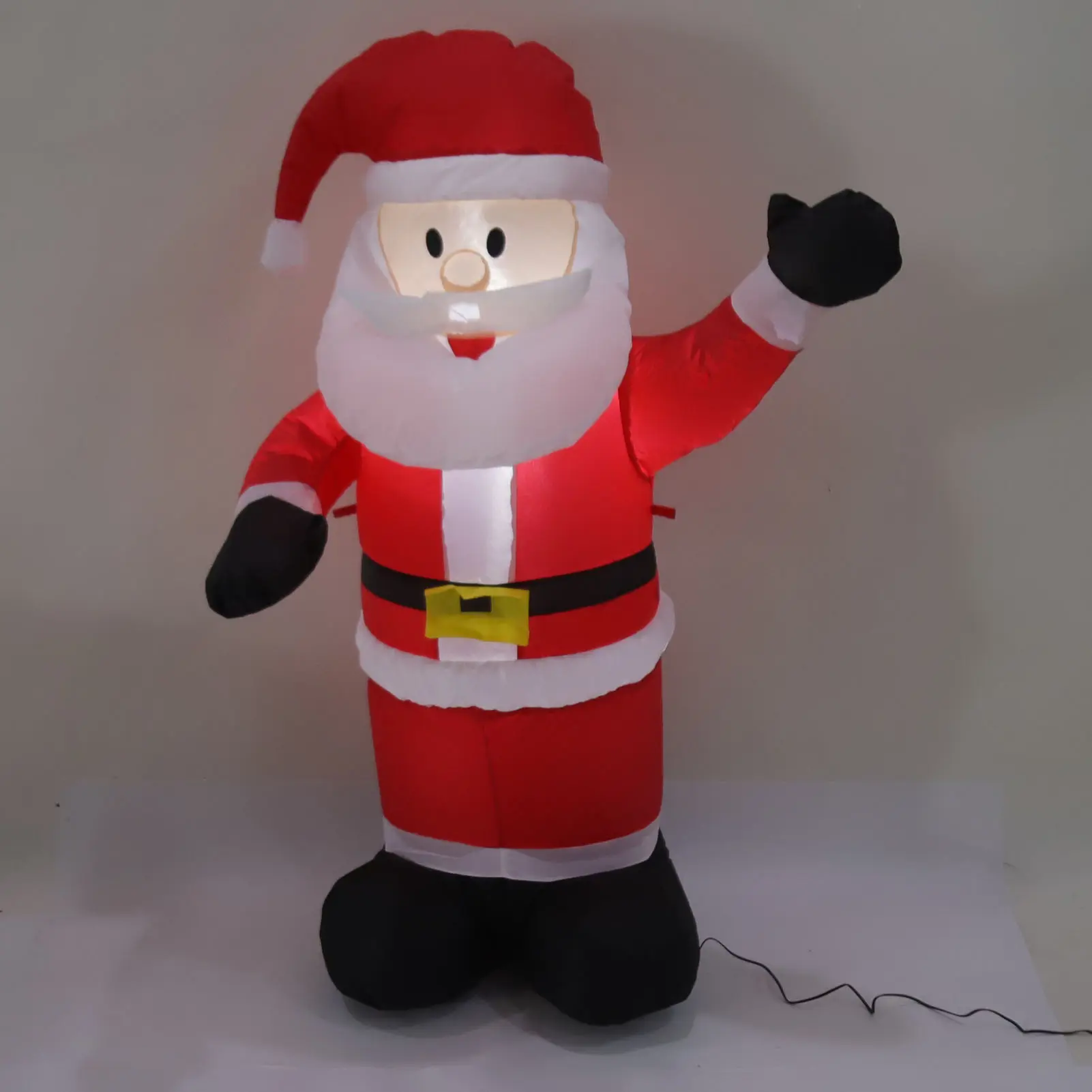 Christmas Inflatable Santa Waterproof Tear Resistance Inflatable Santa Decoration with LED Lights Inflatable Santa Decoration