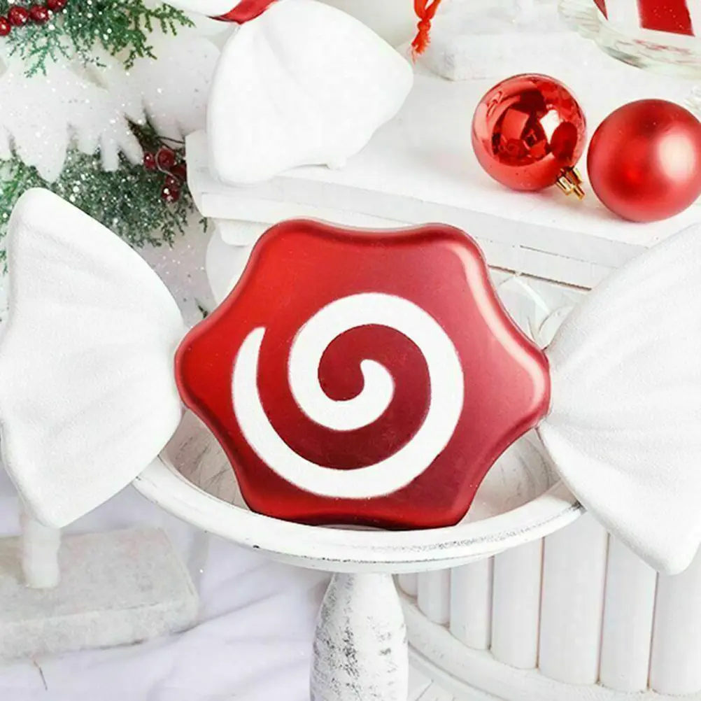 Candy Hanging Pendant Christmas Decoration 32CM Red and White  Candy Hanging Pendant Xmas Tree Party Decor