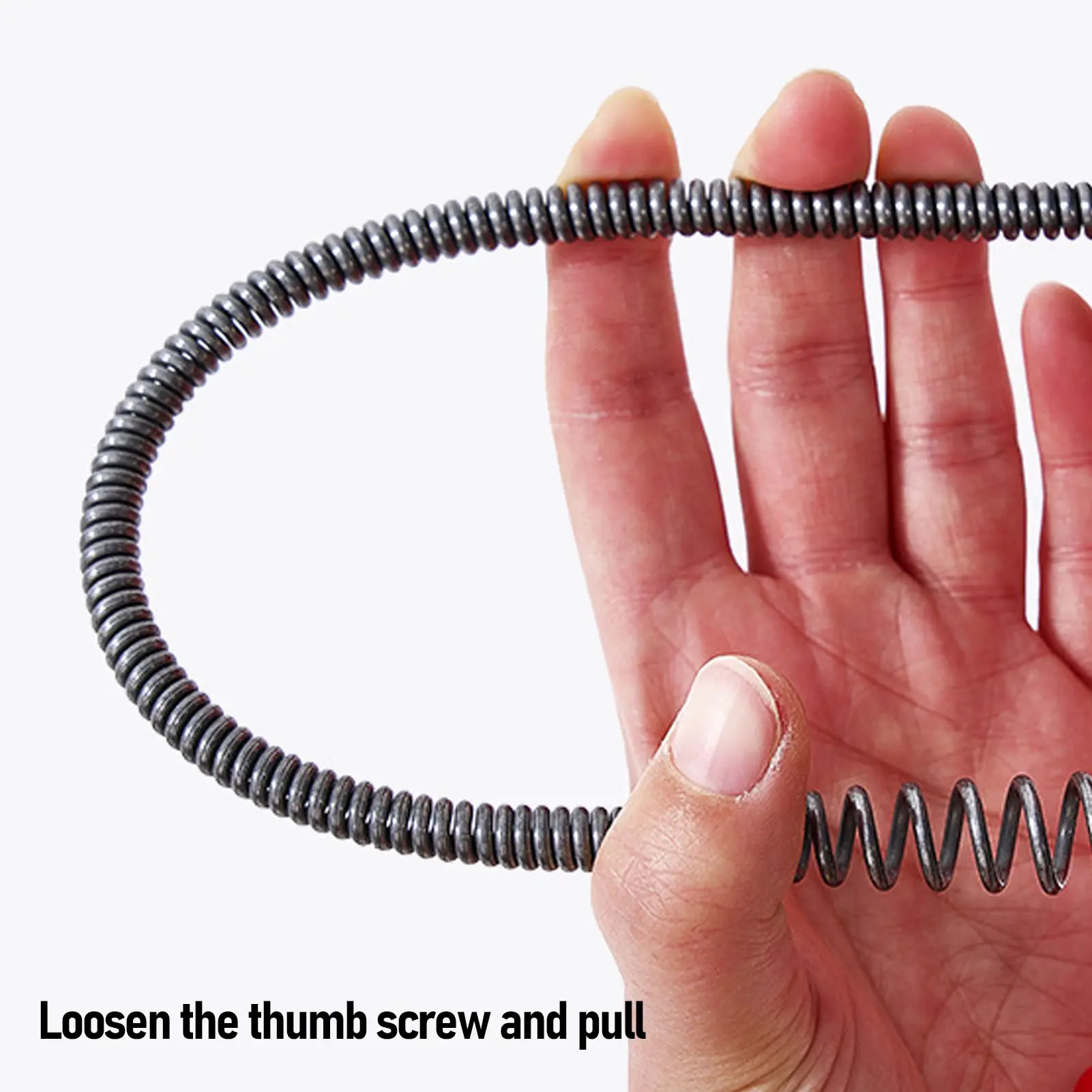 Drain Snake Manual Or Drill Powered 65 Manganese Steel Spring High Hardness Flexible Clog Remover for Toilet Kitchen Pipe Snake