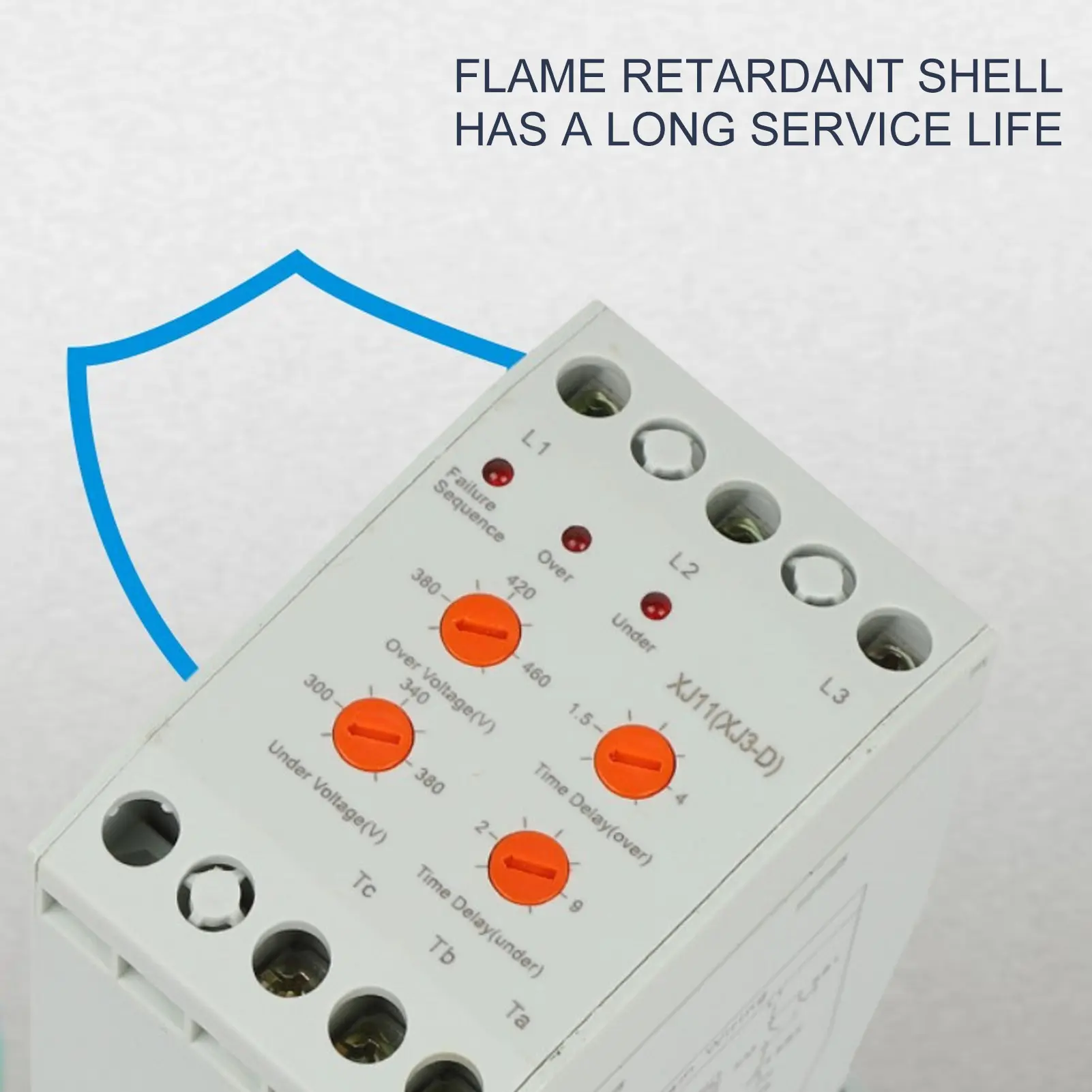 3 Phase Protector Failure and Phase Sequence Monitoring Relay Under Over Voltage  Device AC380V Motor Phase Protector