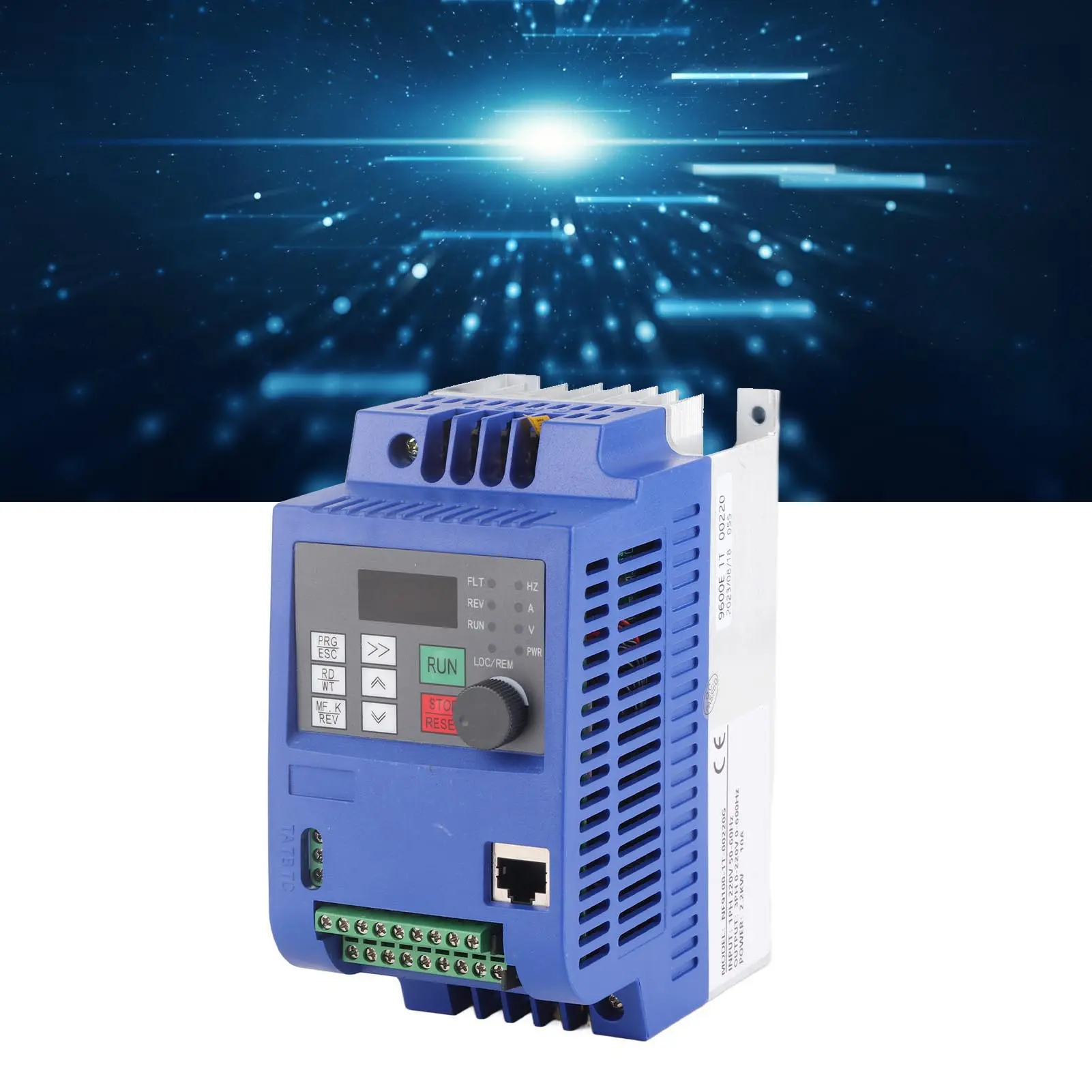 Automation Equipment Sensor Single Phase to 3 Phase Motor Drive VFD Frequency Speed Controller AC220V 2.2KW Textile Machinery