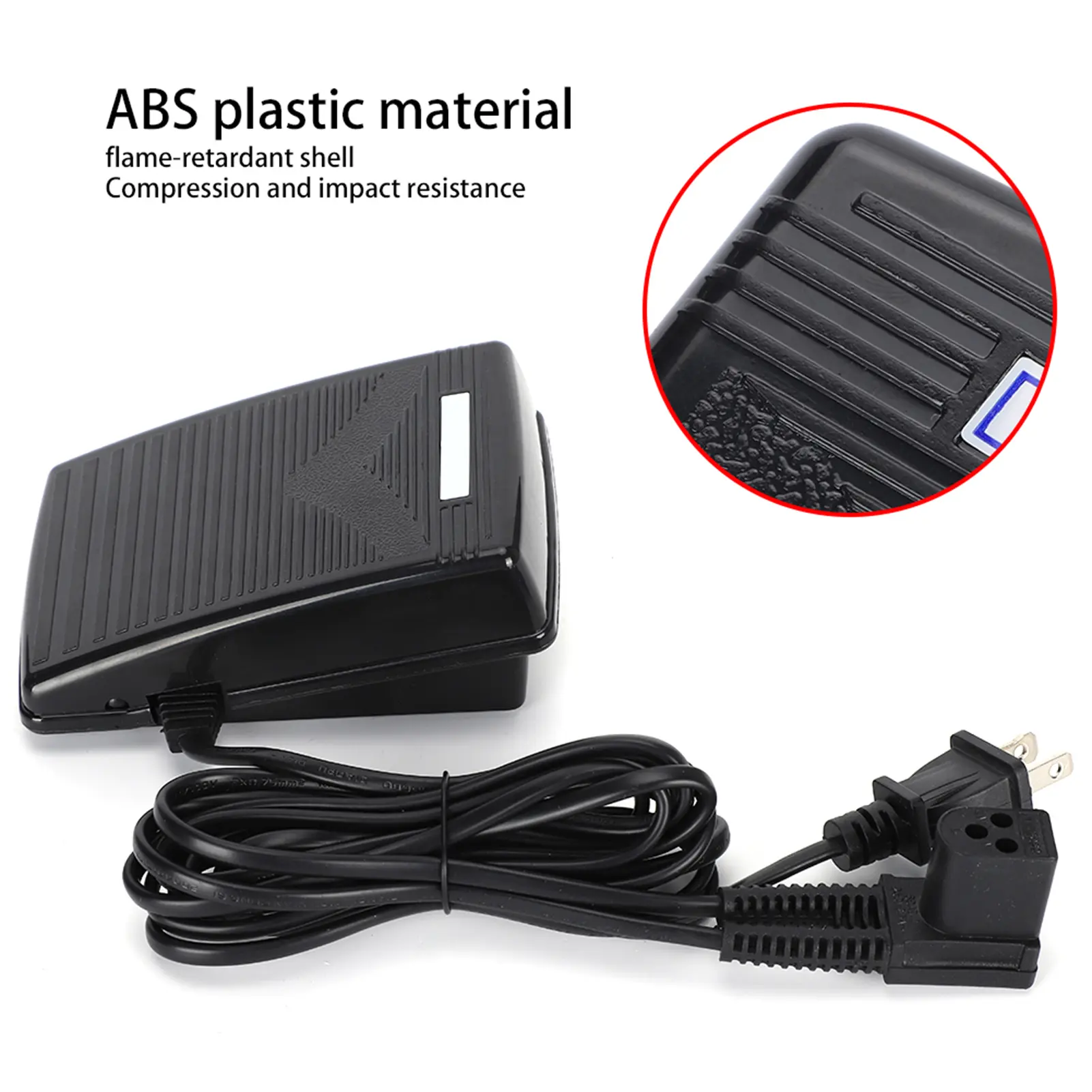 Foot Control Pedal Sewing Machine Parts Foot Controller Pedal Multifunctional Sewing Machine Fit for  974 US Plug 110V