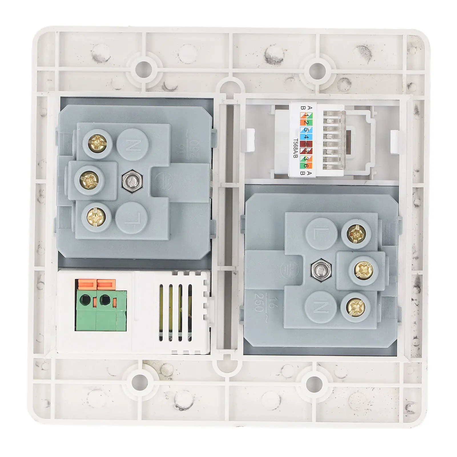 Embedded Floor Outlet Floor Outlet Recessed Floor Outlet 2500W 16A 2 Sockets 1 USB 1 Computer Port Embedded Floor Power Outlet