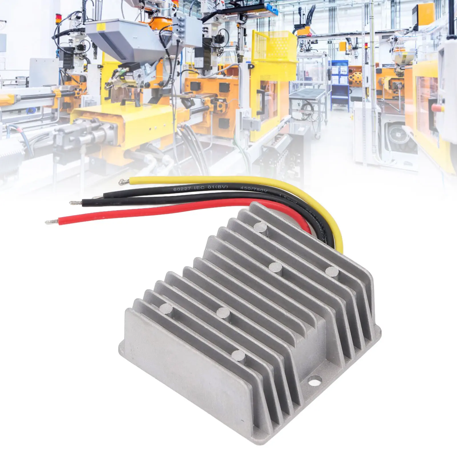 Voltage Reducer Converter 5A 60W Adjustable IP68 Water Proof  Voltage Reducer with Aluminium Case for Electrical Equipment