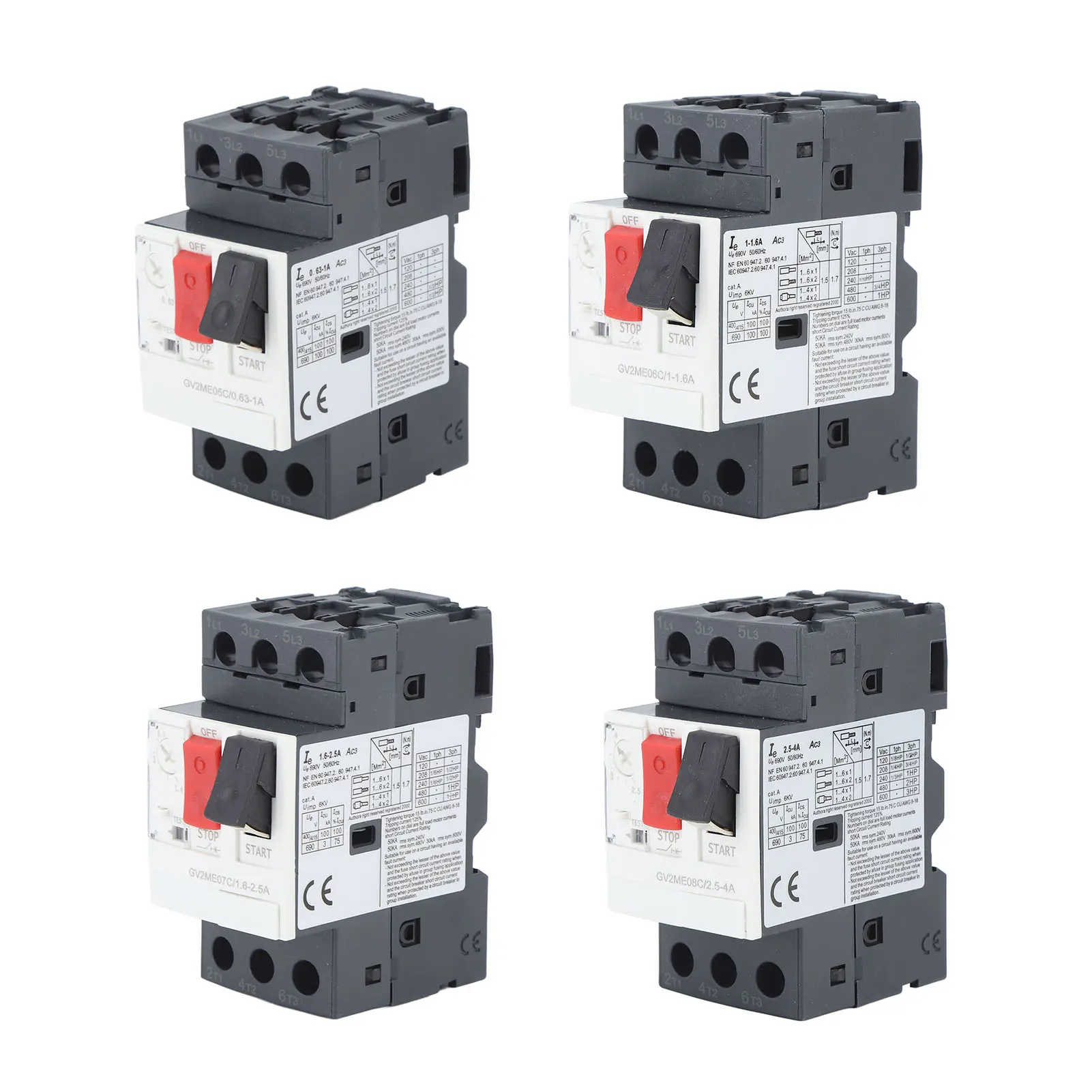 Motor Circuit Breaker Overload Short Circuit  Motor Starter   AC690V Motor Starter