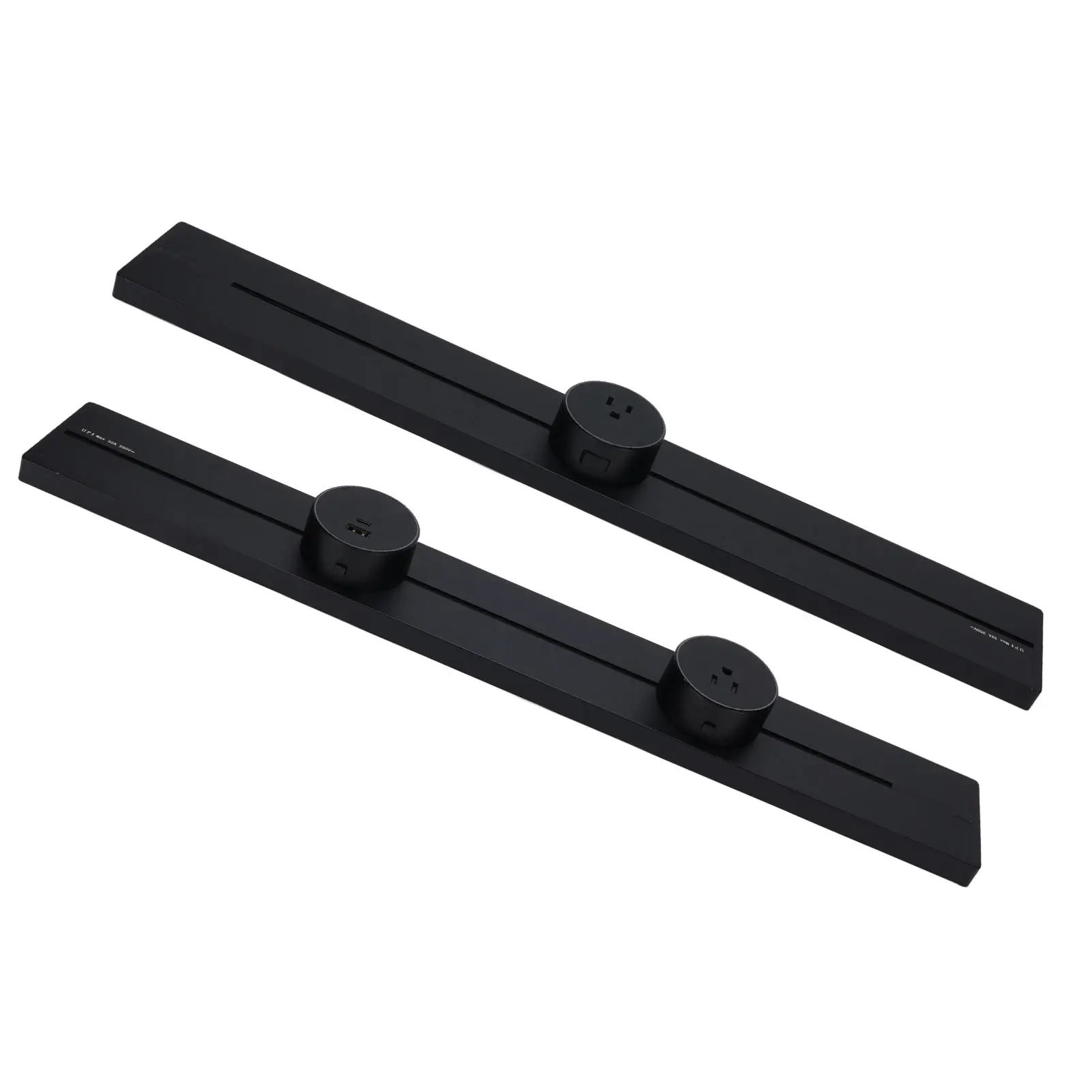 Track Power Outlet Strip Easy Installation Multifunctional Aluminum Alloy Modern Design Wall Power Strip Safe for Living Rooms