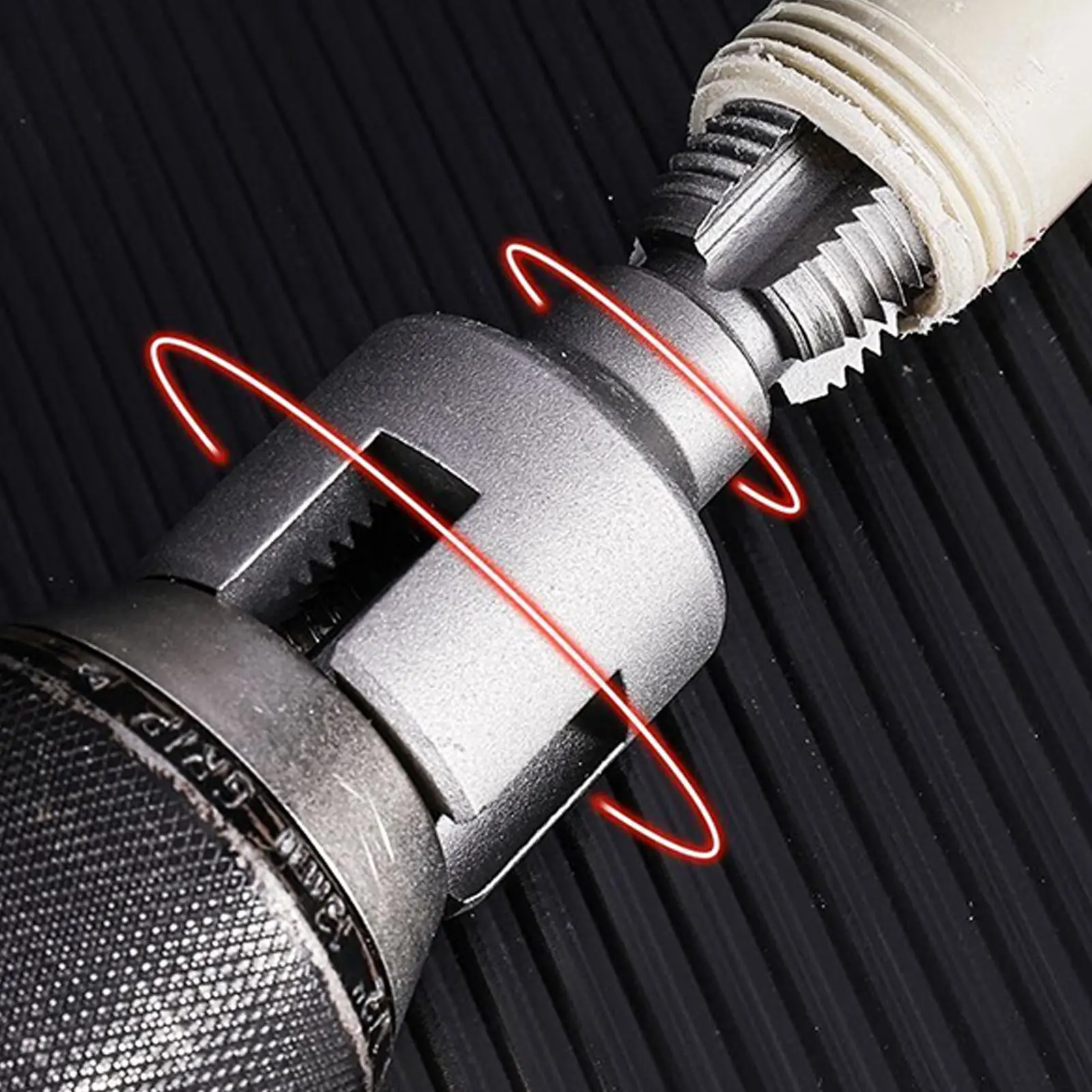 Pipe Threader Tool Internal External Pipe Threading Tool  Steel 1/2in 3/4in Multifunctional Adjustable Rugged for Pipeline