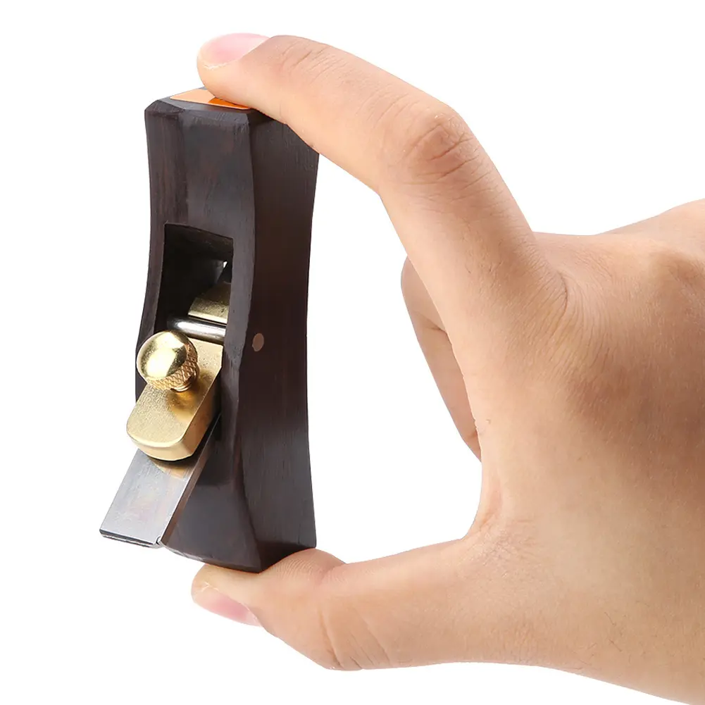 Hand Plane  Ebony Arc Bottom Hand Plane Carpenter Wood Grooving Trimming  Wood Plane Planer Blade Plane Shave Wood Plane