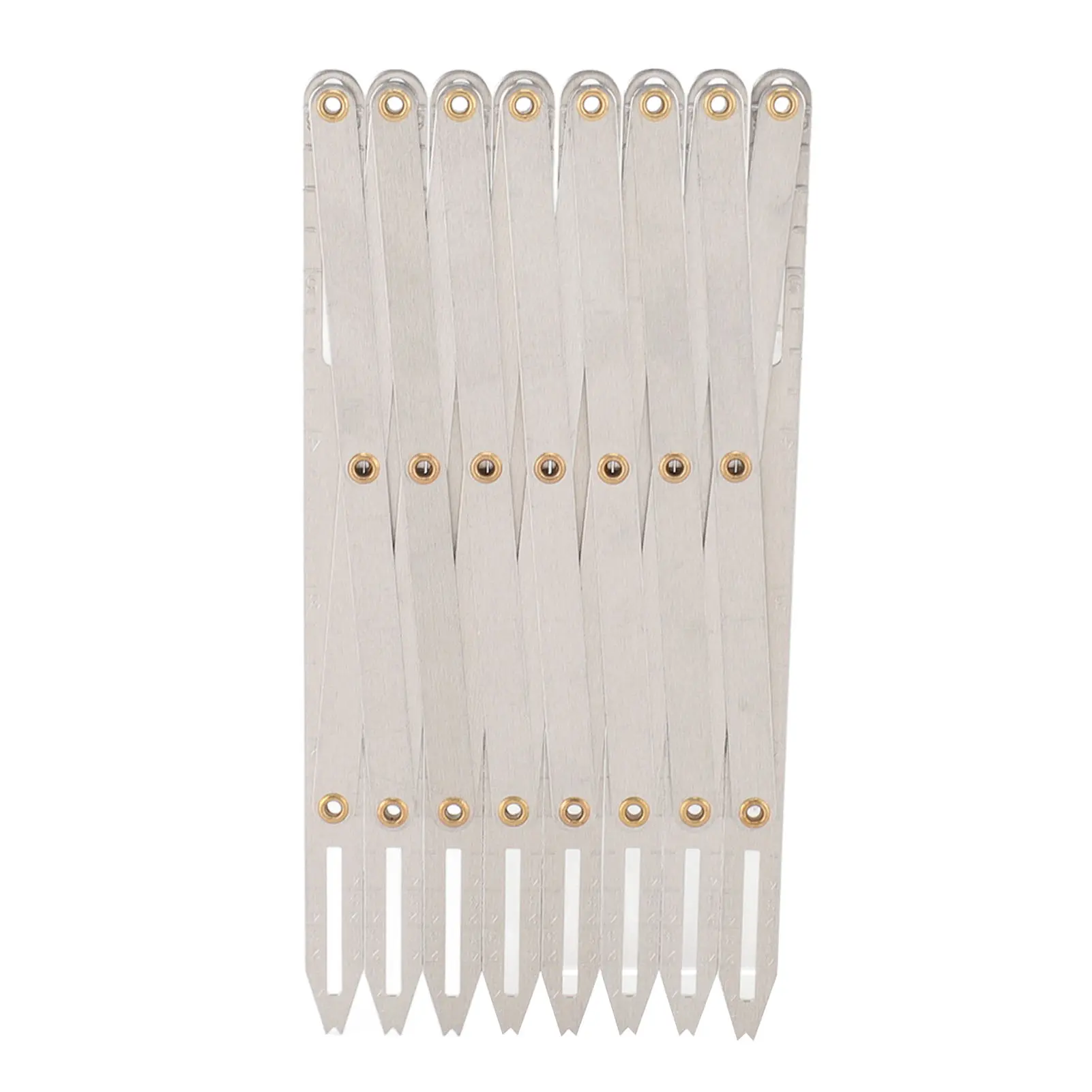 Sewing Gauge Expanding Sewing Gauge Aluminum 8 Heads Button  Equal Space Divider Sewing Tool for Buttons Pleats Crafts