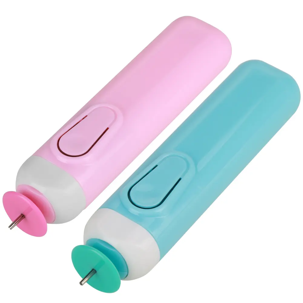 Curling Paper Pen Electric Slotted Paper Crafts Electric Slotted Paper Crafts Quilling Tool Origami Winder Steel Curling Pen 