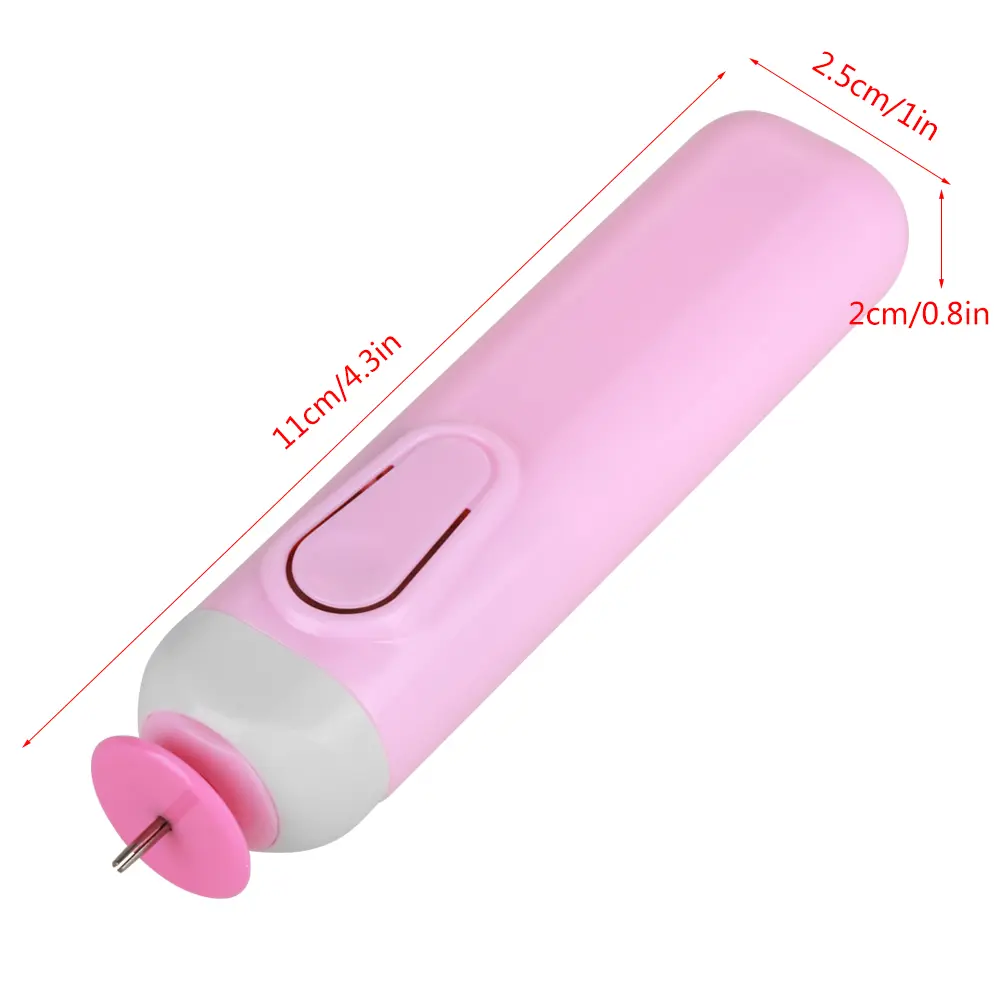 Curling Paper Pen Electric Slotted Paper Crafts Electric Slotted Paper Crafts Quilling Tool Origami Winder Steel Curling Pen 