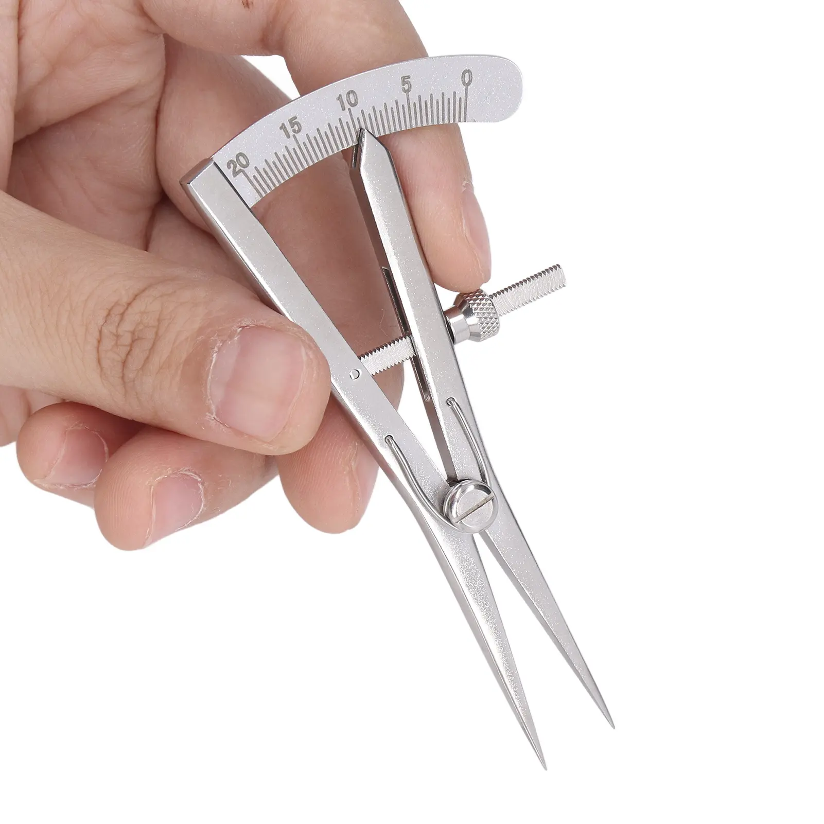 Leather  Leather Tools Marking Gauge  Hand Made Leather Art Stainless Steel Adjustable Fine Marking Gauge Wing Divider