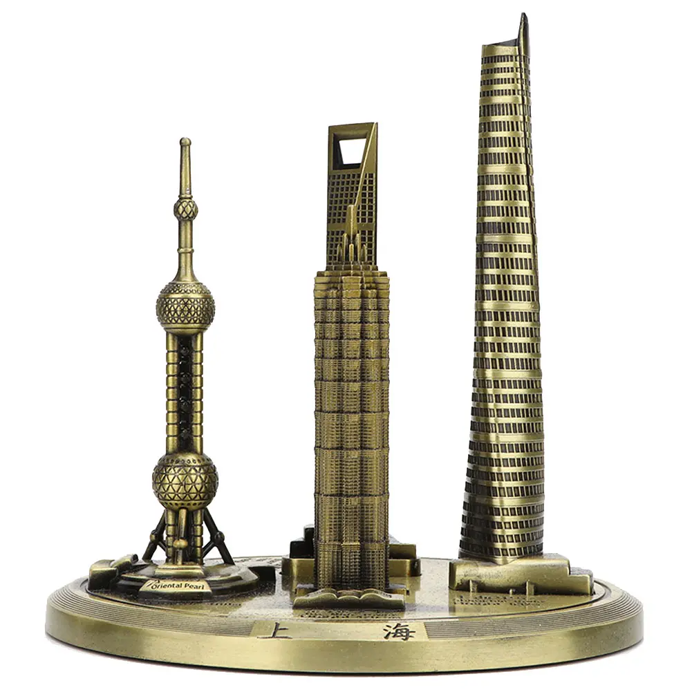 Shanghai Financial Center Model Shanghai Building Collection Model Oriental Pearl Tower Global Financial Center Souvenir