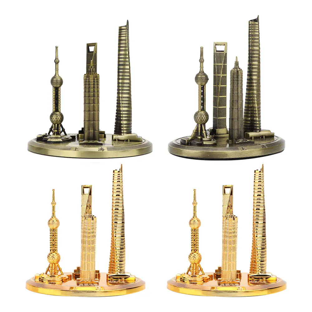 Shanghai Financial Center Model Shanghai Building Collection Model Oriental Pearl Tower Global Financial Center Souvenir